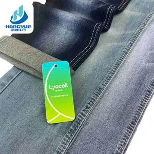 8oz Lyocell New Design Of Beautiful Fabric Jeans Dark Blue Color Lightweight In Stock For Summer Denim Fabric Kids