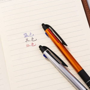Stylo à <span class=keywords><strong>bille</strong></span> multi-couleurs à écran tactile 3 en 1 P4824, encre multicolore, pointe de 1,0 mm, pour le bureau et l'école - Product Image 5