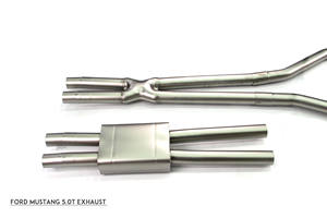 Système d'échappement Catback en acier inoxydable avec valves de silencieux pour Ford <span class=keywords><strong>Mustang</strong></span> <span class=keywords><strong>GT</strong></span> <span class=keywords><strong>2013</strong></span>+ 5.0 V8 - <span class=keywords><strong>Prix</strong></span> usine - Product Image 3