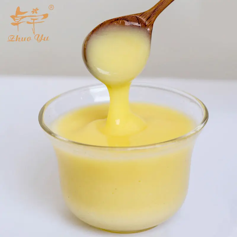 Высокое 10 HDA свежее желтое чистое лучшее лиофилизированное маточное желе в бутылке/маточное желе 10 HDA 1,2-2% органическое замороженное маточное желе
