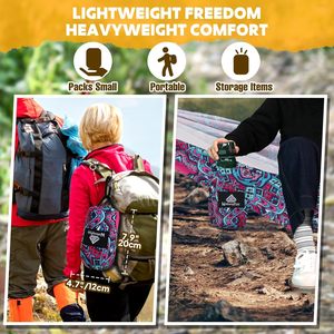 Amaca da campeggio super leggera da viaggio 300kg capacità di carico traspirante ad asciugatura rapida 2 X Carabiners Premium 2 X palestra in Nylon - Product Image 6