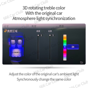 Aigus rotatifs 3D 64 couleurs pour <span class=keywords><strong>Mercedes</strong></span> Benz W205 W213 W222 X253 W177 GLB GLA GLC <span class=keywords><strong>E</strong></span> S <span class=keywords><strong>Classe</strong></span> C LED Tweeter Haut-parleur <span class=keywords><strong>Klaxon</strong></span> - Product Image 3