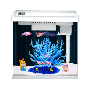 <span class=keywords><strong>Aquarium</strong></span> de table compact pour salon, en verre ultra-transparent et ABS, 50L, fermé, pour aquascaping écologique, vente en gros - Product Image 1