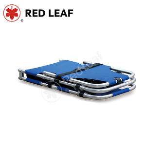 Camilla plegable de transferencia de pacientes de emergencia de hospital con dos cinturones. - Product Image 3