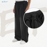 Pantalon de survêtement en jean personnalisé, jean tendance, pantalon de jogging ample, jean décontracté, pantalon cargo à jambe large pour hommes