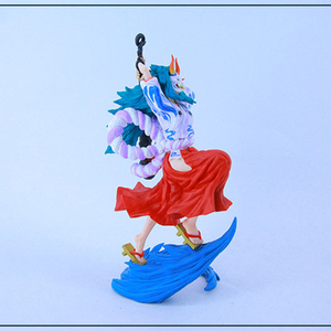Juguetes de resina de PVC de 24cm, máscara de alta calidad, Kaido, hija, <span class=keywords><strong>Yamato</strong></span>, columpio, modelo de palo, figura de Anime, personaje de dibujos animados - Product Image 6