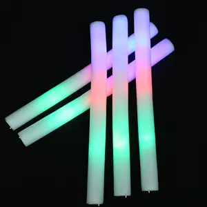 2022 Voorraad Goederen Direct Te Koop Goedkoopste Aangepaste Logo Feestartikelen Juichen 18 Inch Led Gloed Schuim Stick Voor Party