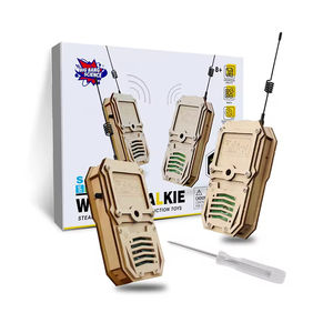 Kit <span class=keywords><strong>de</strong></span> construction <span class=keywords><strong>de</strong></span> talkie-walkie mobile pour enfants, talkie-walkie pour enfants, jouets STEM pour garçons et filles - Product Image 1