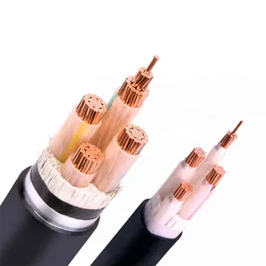 Custom Low Voltage YJV22 Armored cable 3 4 5 cores cable XLPE insulation PVC sheathed electrical wire cable