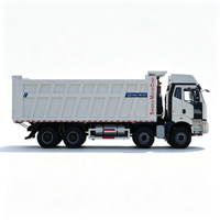 Высококачественный самосвал FAW J6P 8x4 с высокой кабиной белого цвета для перевозки сыпучих материалов в строительстве