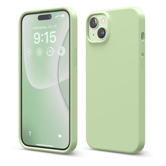 SHT Liquid Silicone Case for 15 6.7 Inch Waterproof Shockproof Soft Touch Full-Body Protective Pure Mobile Phone Cases