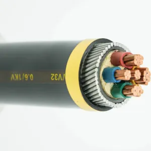 Aluminium Copper Conductor Pvc Insulated Pe Sheathed Low Voltage Electric Cable