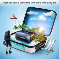 V6 4K panoramique VR jeux de verre réalité virtuelle pour Smartphone lunettes de téléphone intelligent jumelles jeu vidéo avec lentille