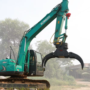 XUVOL BIG Stronger Hydraulic Log Grapple for PC200 excavator 215 excavator CAT320 Excavator Wood Grapple - Product Image 2