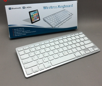 78 Keys Wireless Keyboard Ultra Slim untuk iPad Windows IOS OS Mac Android Tablet Keyboard