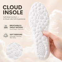 Semelles de sport ultra-douces Cloud Step en nid d'abeille, respirantes, anti-transpiration, légères, amortissantes, 5-12 mm, 3 couleurs, 35-46, OEM