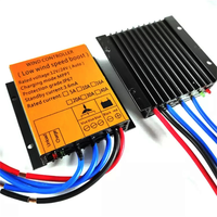 Contrôleur d'éolienne hors réseau 100W 12V 24V, contrôleur de générateur éolien pour système éolien domestique