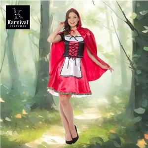 ODM Venta al por mayor Fiesta de Halloween para mujer Carnaval Cosplay Disfraz TV Película Disfraz <span class=keywords><strong>Cuento</strong></span> de hadas Caperucita Roja - Product Image 1