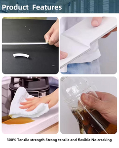 Mastic silicone transparent monocomposant, résistant aux intempéries et à l'aspect verre, <span class=keywords><strong>pour</strong></span> <span class=keywords><strong>le</strong></span> calfeutrage des joints intérieurs et extérieurs en cuir, fungicide - Product Image 3