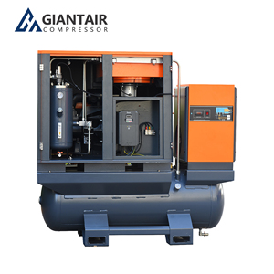 GIANTAIR All in One 20HP 15kw 16/20bar Single Type Industrial Rotary <b>Screw</b> Air Compressor with Air Dryer and - Product Image 4