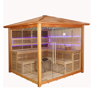 غرف ساونا خارجية مسبقة الصنع من خشب الأرز في الفلبين، غرفة ساونا خارجية من الخشب - Product Image 2