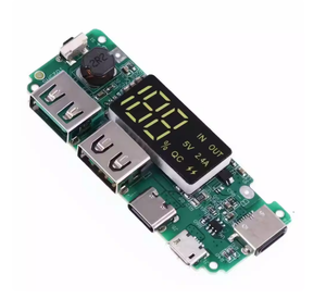 マイクロ/タイプCモバイルパワーバンク18650リチウム電池充電器ボード、回路保護付きUSB 5V 2A/1A/2.4A - Product Image 1