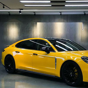 Film de protection de voiture jaune tournesol brillant, autocollants pour carrosserie, film vinyle auto-adhésif pour voiture - Product Image 3