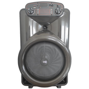12 Inch Trolley <b>Speaker</b> With Led Light Bluetooth Sd <b>Usb</b> Radio Portable Party <b>Speaker</b> - Product Image 5
