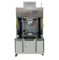 Machine de moulage par injection d'adhésif thermofusible verticale hydraulique basse pression, contrôlée par PLC, à curseur unique pour grandes pièces