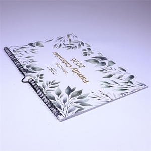 Custom Wiro Binding Tear-off Promotional Office Wall Calendar Book 2026 Printing