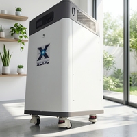 Station d'alimentation portable tout-en-un modulaire et empilable IP65 48V, batterie au lithium LiFePO4 pour stockage d'énergie solaire hybride 10-20 kW