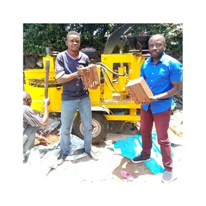 Etiopía shiyue fábrica personalizada M7MI tierra móvil comprimida arcilla entrelazada arcilla fabricación de ladrillos máquina extrusora 7.5kw Ghana
