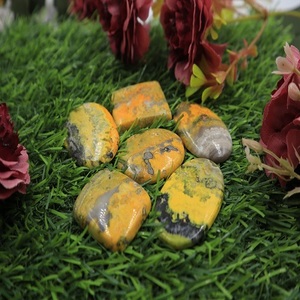 Jaspe Amarillo Natural Bumblebee, Gema Suelta Cabujón para Joyería, Formas Mixtas, Efecto de Color por Gramo - Product Image 4