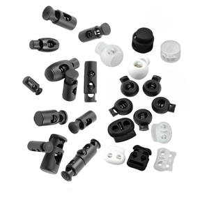 Nœud de lacet en plastique pour ajuster la tension avec une corde qui passe à travers, se contracte et se fixe grâce à une boucle à ressort - Product Image 2