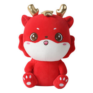 Almohada de viaje con forma de U de dragón, 28x26x14cm, de poliéster con diseño de dibujos animados, para regalo navideño - Product Image 5