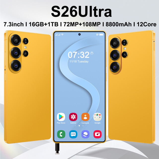 S26 Ultra Business Smartphone 5G 16GB 1TB 108MP Android 15 Unlocked