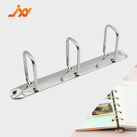 Carpeta Metálica Grande de 3 Anillos con Clip en Q, Hebilla para Encuadernación de Documentos A4, Material de Oficina