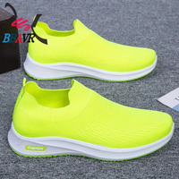Mocassins tendance en toile respirante pour hommes, collection été/automne 2025 – Confortables à enfiler avec maille et tricot – Vente flash directe usine