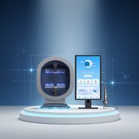 Mesin Analisis Kulit Wajah 3D Portabel Terlaris 2025, Bertenaga AI untuk Analisis Pigmentasi dan Jerawat, untuk Penggunaan Komersial Salon
