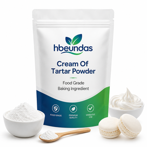 Crème de tartre en poudre de qualité alimentaire, stabilisateur de blanc d'œuf, ingrédient de pâtisserie, certifié HACCP ISO HALAL KOSHER, durée de conservation de 24 mois - Product Image 1