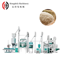 HONGDEFA 20TPD Moulin à riz moderne haute précision avec ensemble complet et garantie de 2 ans