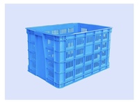 Caisses de stockage pour fruits et légumes en plastique PP agricole robuste, écologiques, perforées, recyclables, empilables
