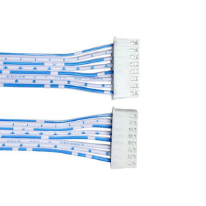 Kabel Ribbon Datar Tembaga Murni OEM UL2468 22awg dengan Isolasi PVC dan Konektor JST PH 1.27mm 2.0mm 2.54mm 8Pin/10Pin/12Pin - Product Image 5