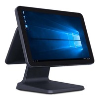 Распродажа, 15,6 ''двойной сенсорный экран Windows Android кассовый аппарат все в одном Pos-система кассовый аппарат для ресторана