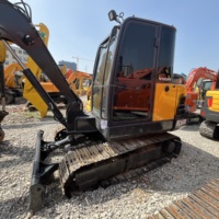 Excavadora Pequeña Usada Volvo EC60D de Alta Calidad, Precio de Fábrica, 6 Toneladas, Motor Original, Bajo Número de Horas