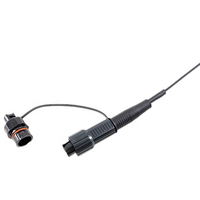Câble de raccordement à fibre optique monomode FTTH avec connecteur Mini SC APC, assemblage de câbles extérieurs pour 5G GPRS, certifié ISO9001