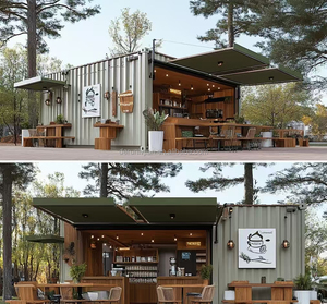 Casa Contenedor Creativa de Instalación Rápida, Fácilmente Transportable, Sala de Recreación, <span class=keywords><strong>Hotel</strong></span>, Oficina, Casa Prefabricada para Vacaciones en la Playa - Product Image 3