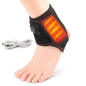 Đai hỗ trợ mắt cá chân sưởi ấm bền, số lượng đặt hàng tối thiểu thấp, điều khiển nhiệt 3 cấp độ, bảo vệ quá nhiệt, máy massage chân cho người bị viêm khớp - Product Image 1