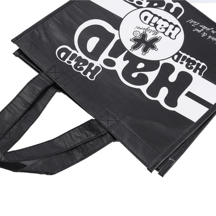Heavy duty waterproof nonwoven reusable laminated rpet bag for shopping