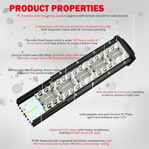 Hệ thống chiếu sáng tự động công suất cao 12V 24V 3 hàng 9D 32inch 42 52 22inch 780W xe tải dẫn <span class=keywords><strong>4x4</strong></span> ATV UTV thuyền offroad Xe Dẫn thanh ánh sáng - Product Image 4